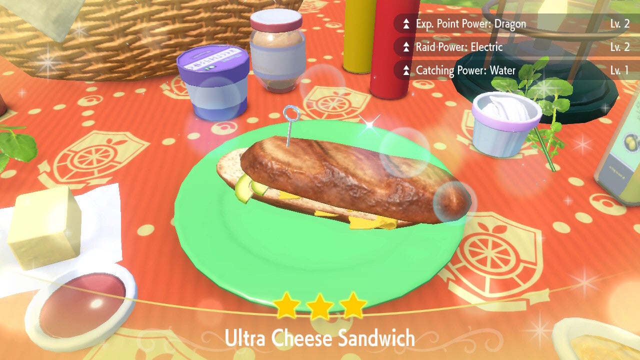 how to make a ham sandwich pokemon violet